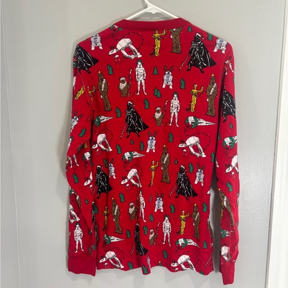 Hanna Andersson Star Wars Holiday Print Pajama Top Medium Family Pajamas - Picture 5 of 8